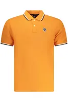 Oranžová polokošeľa s prúžkami