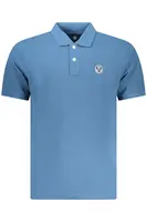 Modrá pánská polokošile