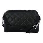 Módní prošívaná dámská koženková crossbody Freay, černá