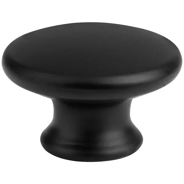 Nábytková kľučka Seol o 37 mm plast čierna matná