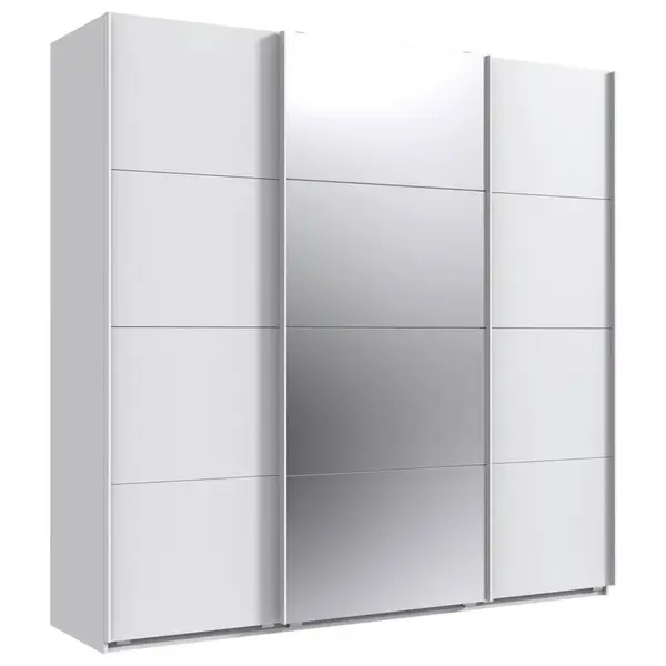 MID.YOU SKŘÍŇ S POSOUVACÍMI DVEŘMI, bílá, 225/236/64 cm