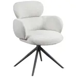 Novel ŽIDLE S PODRUČKAMI, železo, tkaná látka, krémová