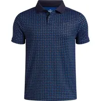 Under Armour PERFORMANCE PRINTED POLO Chlapčenské polokošeľa, tmavo modrá, veľkosť M