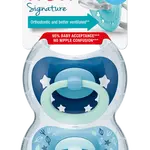 NUK Dudlík Signature 6-18m. BOX, kluk 2 ks