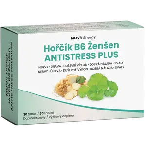 MOVIT ENERGY Hořčík - Ženšen Anti-Stress PREMIUM 30 tablet