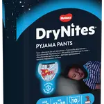 HUGGIES® Plenkové kalhotky Dry Nites pro chlapce s váhou 17–30 kg 10 ks