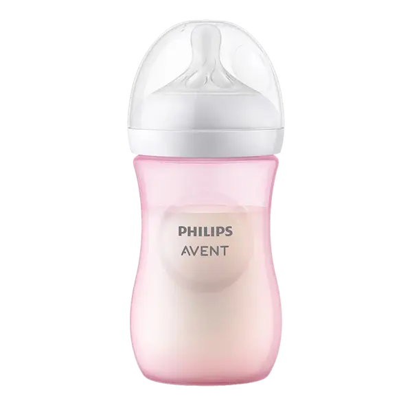 PHILIPS AVENT Láhev Natural Response 260ml, 1m+, růžová