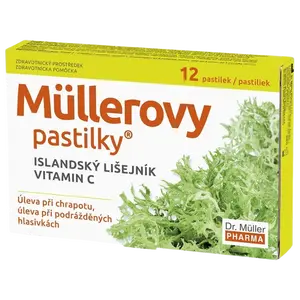 DR.MULLER pastilky s islandským lišejníkem ZP 12 ks
