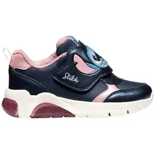 Geox J FADINLIGHT Dievčenská voľnočasová obuv, tmavo modrá, veľkosť