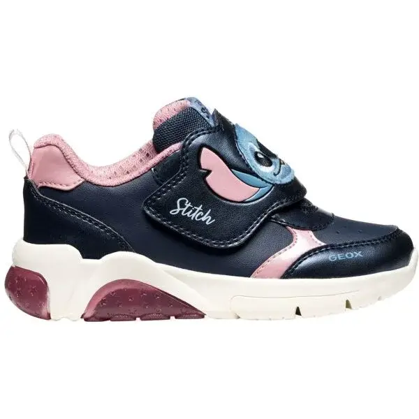 Geox J FADINLIGHT Dievčenská voľnočasová obuv, tmavo modrá, veľkosť