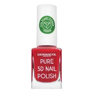 Dermacol Pure 3D Nail Polish lak na nehty 04 Poppy Red 11 ml