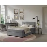 MID.YOU POSTEL BOXSPRING, 120/220 cm, světle šedá