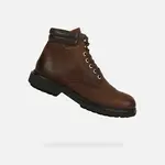 Hnedé pánske členkové topánky Geox Faloria B ABX