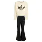 ADIDAS ORIGINALS Joggingová súprava 'BOXY CREW'  hnedá / tmavohnedá / čierna / prírodná biela