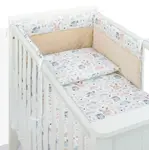 Mamo Tato Mantinel s povlečením do postýlky, 3D sada, Sovička,, 135x100 cm