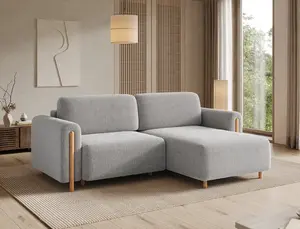 Sedací souprava Acossta Provedení: Pravá varianta, Nožičky: Dub, látka: Amore 4