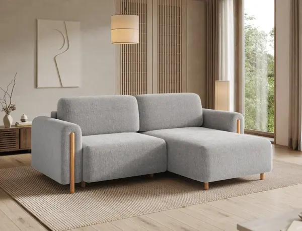 Sedací souprava Acossta Provedení: Pravá varianta, Nožičky: Dub, látka: Amore 4