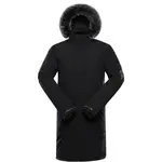 ALPINE PRO WUSS Pánsky zimný kabát, čierna, veľkosť