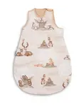 SENSILLO Spací vak mušelín, bavlna, Lesní zvířátka, 70x45cm, S - hnědý