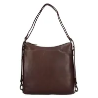 Dámska kožená kabelka-batoh The Chesterfield Brand Letizia - hnedá