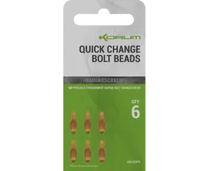 Korum montáž smokescreen quick change bolt beads 6 ks