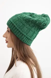 Kesi Čepice s fleecem Marta K231 zelená