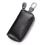 Kožené pouzdro na klíče černá