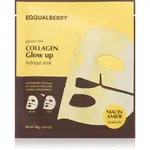 EQQUALBERRY Collagen Glow Up Hydrogel Mask plátenná maska s rozjasňujúcim a hydratačným účinkom s gélovou textúrou 30 g
