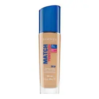 Rimmel London Match Perfection 24HR SPF20 Foundation tekutý make-up pre zjednotenú a rozjasnenú pleť 300 Sand 30 ml