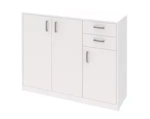 Široká komoda Mega 38, bílá