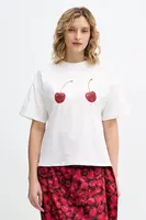 Bavlnené tričko Never Fully Dressed Cherry Boob