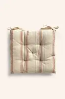 Dekoratívny bavlnený vankúš na stoličku Calma House Peru 40 x 40 x 4 cm