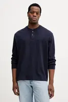 Bavlnené tričko s dlhým rukávom United Colors of Benetton