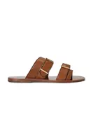 Kožené šľapky Polo Ralph Lauren Bkle Slide