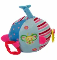 Chrastítko koule modrá – 14 cm