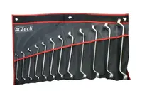 4CZech 12dílná sada klíčů DIN 838 ve vinylovém pouzdře (6x7 -30x32mm)