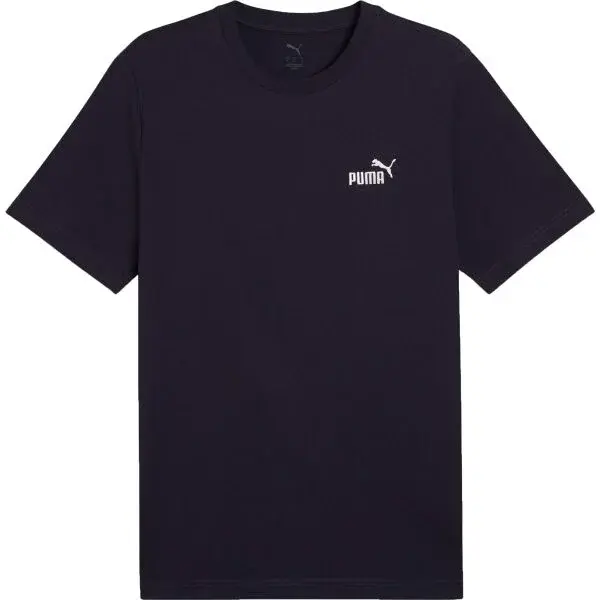 Puma ESSENTIALS SMALL NO. 1 LOGO TEE Pánské triko, tmavě modrá, velikost XXXL