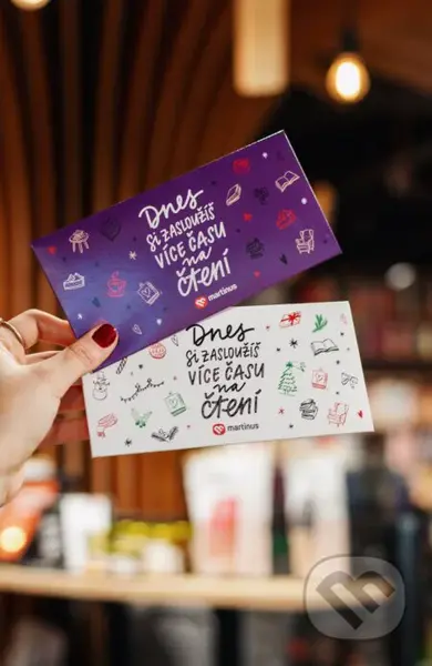 Knihomolská dárková obálka (Fialová)