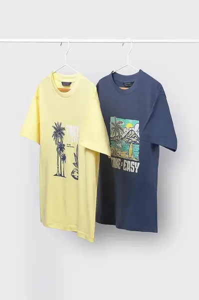 Dětské bavlněné tričko Mayoral 2-pack