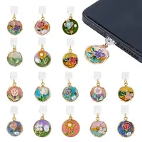 16Pcs 16 Styles PVC Mobile Dustproof Plugs