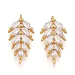 Brass Micro Pave Cubic Zirconia Pendants