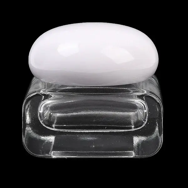 Glass Portable Cream Jar
