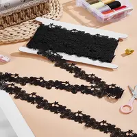 5 Yards Polyester Embroidery Flower Lace Trim