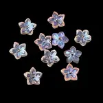 Dyed & Heated Glass Bead Caps