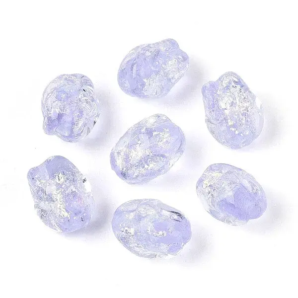 Handmade Foil Glass Beads Strands