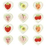 30Pcs 6 Styles Heart Computerized Embroidery Cloth Iron On/Sew On Patches
