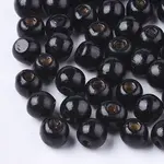 Dyed Natural Wood Beads