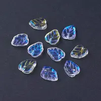 Electroplate Glass Charms