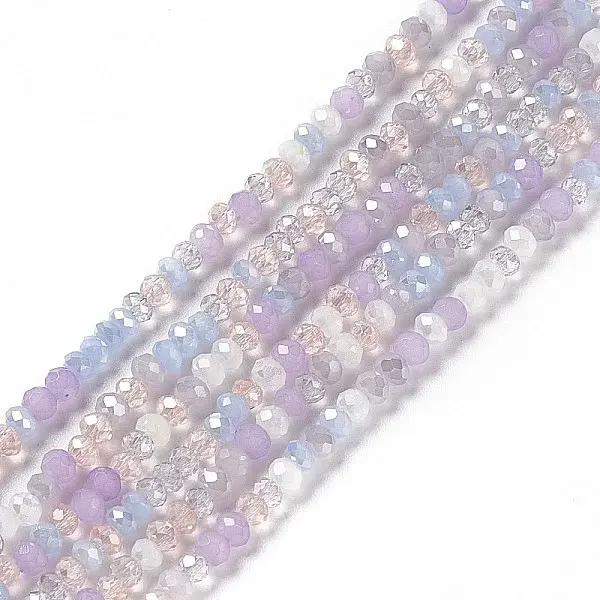 Electroplate Glass Beads Strands