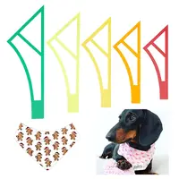 Acrylic Quilting Template for Pet Bandana